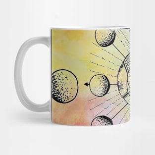 Planets and snakes design Mug